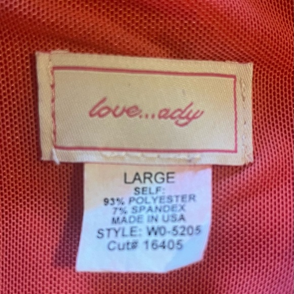 Love…Ady Sleeveless Dress. Red, Size Large. - Picture 3 of 4